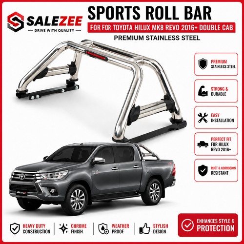 Chrome sports roll bar - sports,